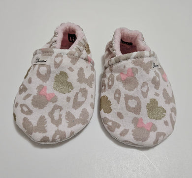 Minnie Mouse Leopard Print Booties